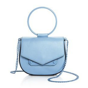 Nasty Gal Ring Handle Leader Crossbody - Blue